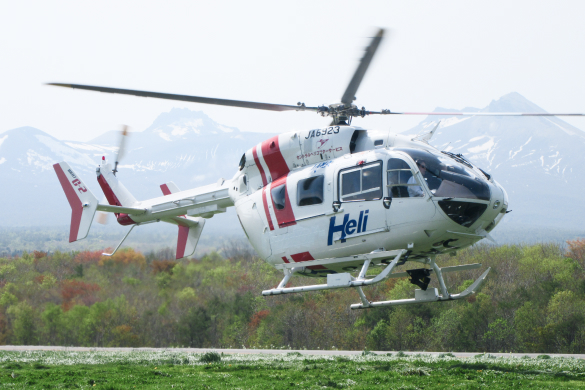 写真：限定変更訓練の様子