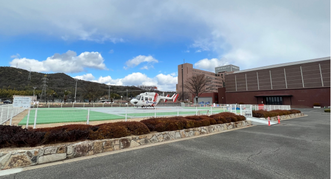 写真：ヘリポート