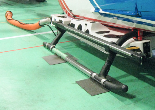 写真：消火用タンク装置