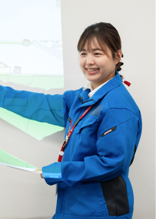 写真:各部署の様子