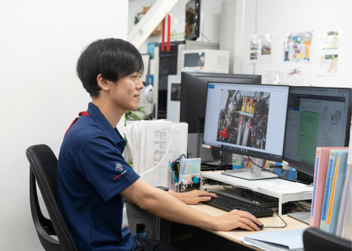 写真:品質保証部の様子