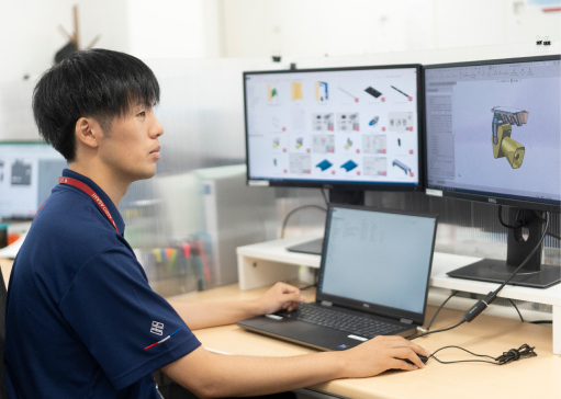 写真:品質保証部の様子