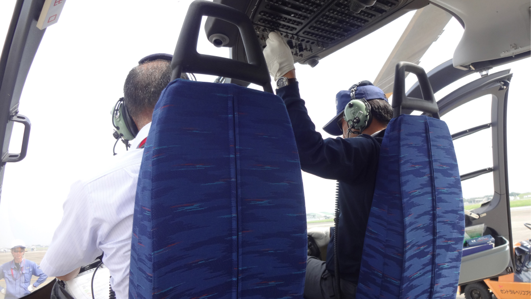 写真:訓練部の様子